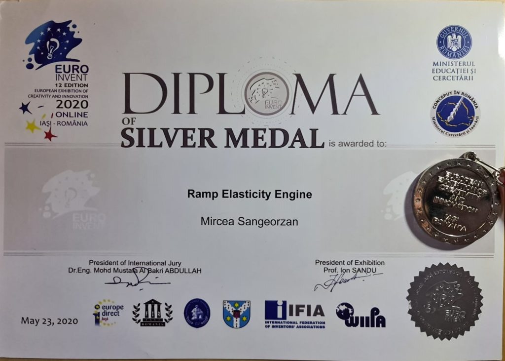 Motorul elastic medalie1